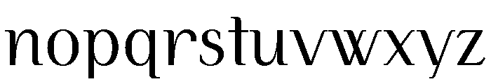 Simply Serif Book Font LOWERCASE