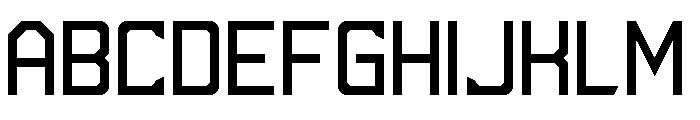 SinMedia Sans Regular Font UPPERCASE