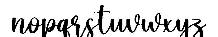 Single1 Font LOWERCASE