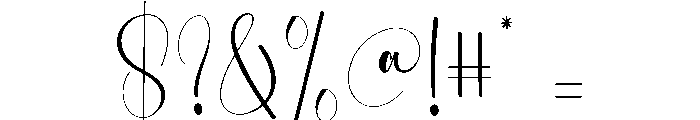 Single2 Font OTHER CHARS
