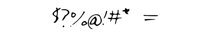 Singularity Font OTHER CHARS