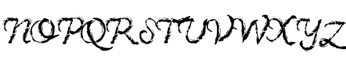 Sinister Brush Font Font UPPERCASE