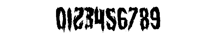 Sinister Sunday Font OTHER CHARS