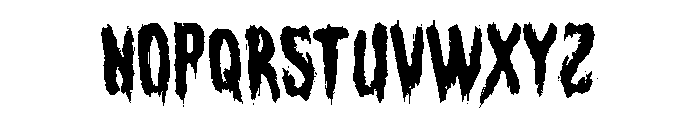 Sinister Sunday Font UPPERCASE