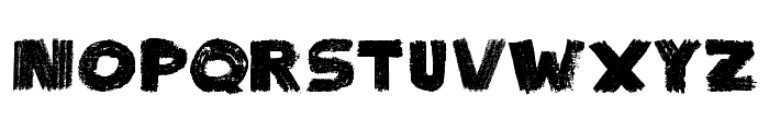 SinisterBlack-Regular Font LOWERCASE