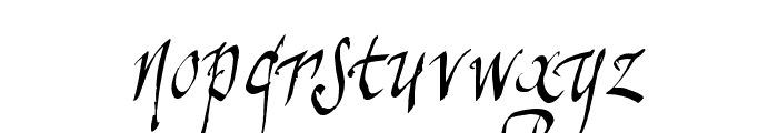 SinisterSam Font LOWERCASE