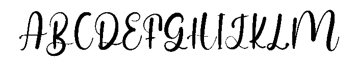 Sintha Font UPPERCASE