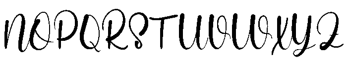Sintha Font UPPERCASE