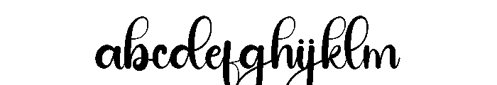Sintha Font LOWERCASE
