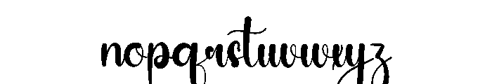 Sintha Font LOWERCASE