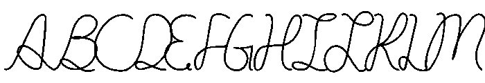SippingOnWine Font UPPERCASE