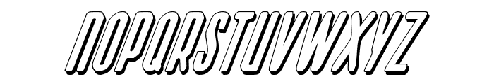 Sister Europe Shadow Italic Font UPPERCASE