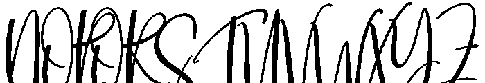 Sisterhood1 Font UPPERCASE