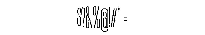 Sito Neran Regular Font OTHER CHARS