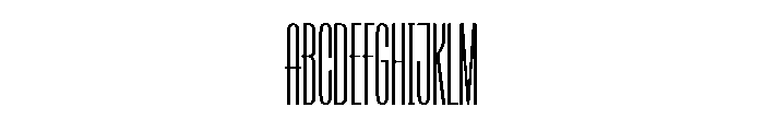 Sito Neran Regular Font UPPERCASE