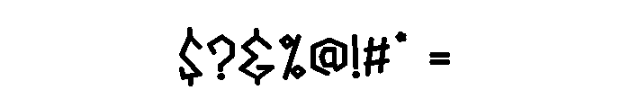 Sixpounder-Bold Font OTHER CHARS