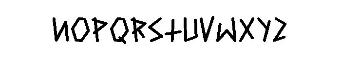 Sixpounder-Bold Font LOWERCASE
