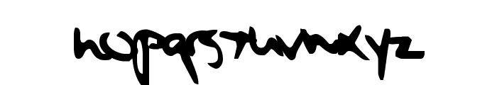 Sixth Kristen Squirt Font LOWERCASE