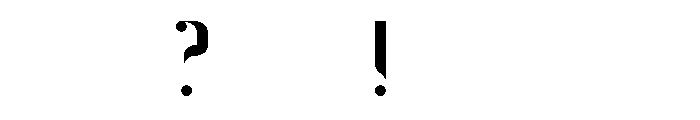 Sixth SenseRegular Font OTHER CHARS