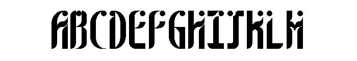 Sixth SenseRegular Font UPPERCASE