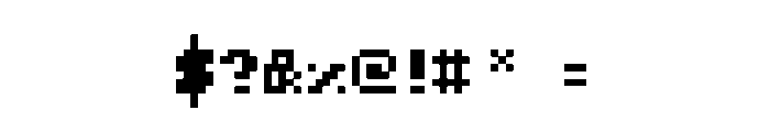 SixtyFive Font OTHER CHARS