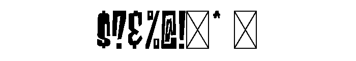 SizelaDemo-Regular Font OTHER CHARS