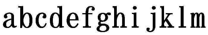 SimSong Bold FONT