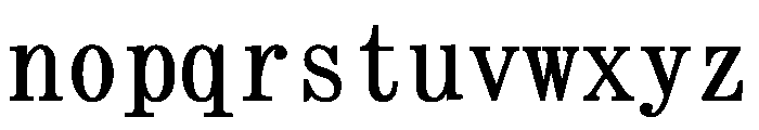 SimSong Bold Font LOWERCASE