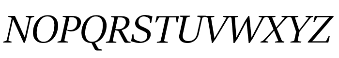 Sitka Banner Italic Font UPPERCASE