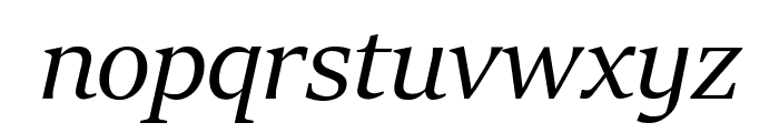 Sitka Banner Italic Font LOWERCASE