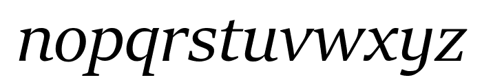 Sitka Display Italic Font LOWERCASE