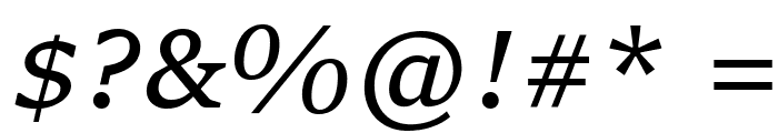 Sitka Small Italic Font OTHER CHARS