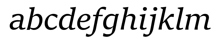 Sitka Subheading Italic Font LOWERCASE
