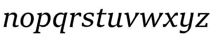 Sitka Text Italic Font LOWERCASE