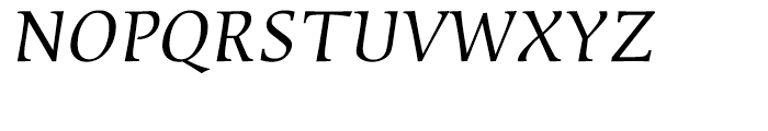 Sierra Italic Font UPPERCASE