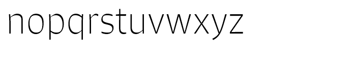 Signo Thin Font LOWERCASE
