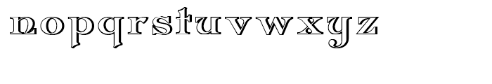 Sil Vous Plait NF Shaded Font LOWERCASE
