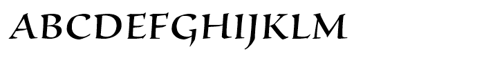 Silentium Roman II Font UPPERCASE