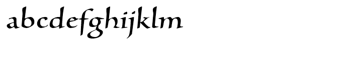 Silentium Roman II Font LOWERCASE