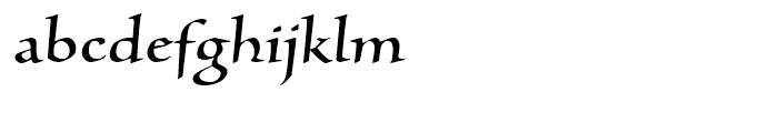 Silentium Roman I Font LOWERCASE