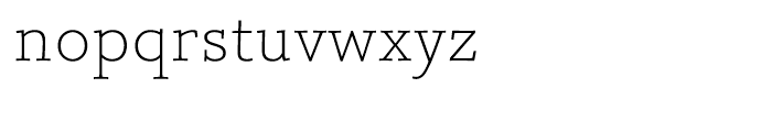 Silica ExtraLight Font LOWERCASE
