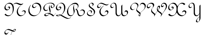 Silvestrini Regular Font UPPERCASE