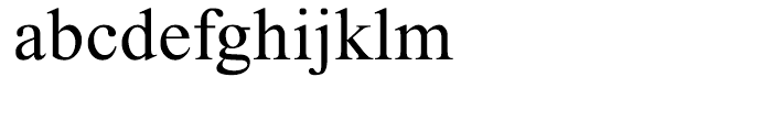Simple Medium Font LOWERCASE