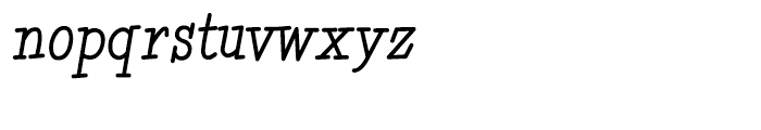 Simple Serif Medium Font LOWERCASE