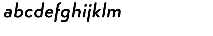 Simplo Soft Demi Italic Font LOWERCASE