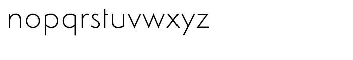 Simplo Thin Font LOWERCASE