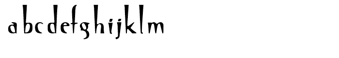 Sin Original Medieval Dark Font LOWERCASE