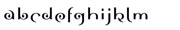 Sinah Bold Font LOWERCASE