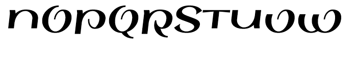 Sinah Sans Black Italic Font UPPERCASE