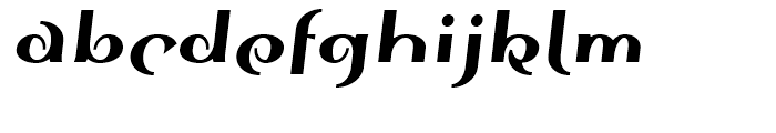Sinah Sans Black Italic Font LOWERCASE